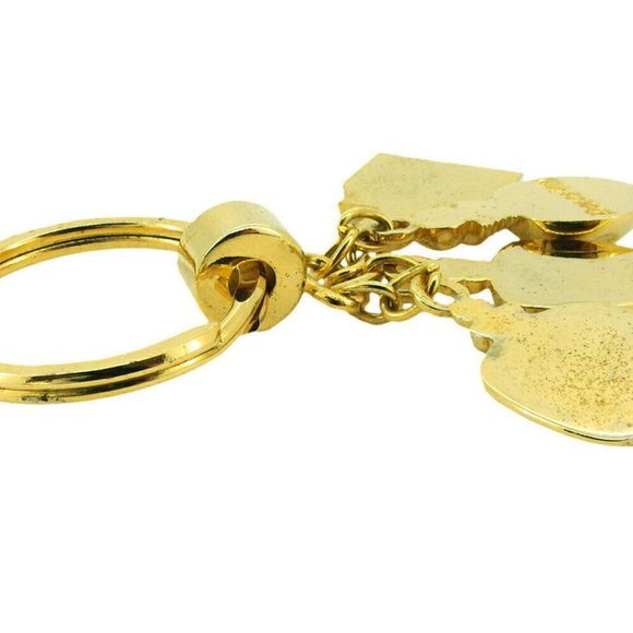 Authentic Dior Key Ring Puffy Motif Gold Plated - Picture 7 of 7